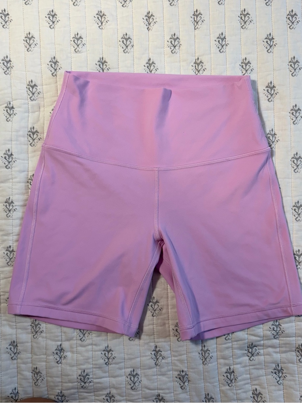 Lululemon Align Vita Pink High Rise Biker Shorts Size 6